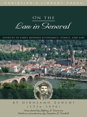 cover image of On the Law in General